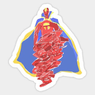 Red Tornado Sticker